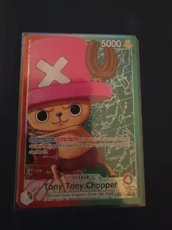 Tony Tony Chopper Alt Art Leader OP08-001 Two Legends English One Piece CCG - Image 1