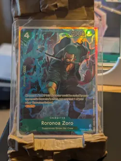 One Piece TCG Roronoa Zoro Alternate Art Parallel Rare PRB02-006 English NM - Image 2