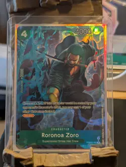 One Piece TCG Roronoa Zoro Alternate Art Parallel Rare PRB02-006 English NM - Image 3