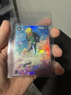 Sanji ST14-003 OP10 Royal Blood SP Full Art One Piece Card Game English - Image 3
