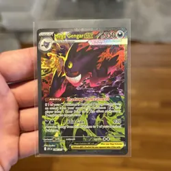 Pokemon Mega Gengar EX 056/094 Double Rare Holo Phantasmal Flames 350 HP Card - Image 1