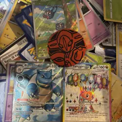 Pokemon TCG EX Holo Lot Mew EX 193/165 + OVER 100 cards and a coin - Image 5