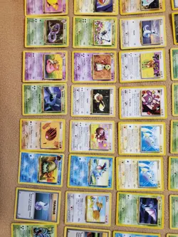 Pokemon WOTC Vintage 100 Cards Neo Jungle Base Set Fossil Mixed Lot Nm To Mp #8 - Image 3