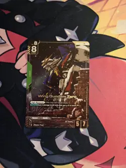 Wing Gundam Zero GD01-024 LR+ Alt Art GUNDAM TCG CARD ENGLISH NEWTYPE RISING - Image 1