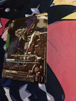 Wing Gundam Zero GD01-024 LR+ Alt Art GUNDAM TCG CARD ENGLISH NEWTYPE RISING - Image 4