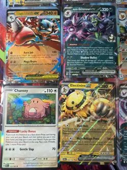 Pokemon 16 Card Lot nm V Max Mega Amazing Ex HOLO Rare Hits Only A37 English - Image 3