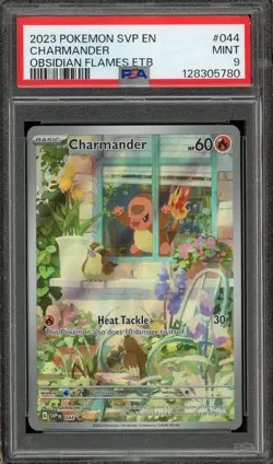 2023 Pokemon Charmander SVP044 Obsidian Flames ETB Promo Card PSA 9 Mint - Image 1