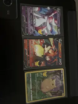 Pokemon TCG Celebrations Lot 3 Cards Dark Sylveon V Charizard V Pikachu - Image 1