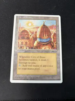 Magic: The Gathering City of Brass Chronicles Rare Land Regular 1995 - Image 1