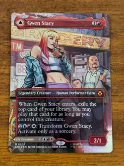 Gwen Stacy - Ghost-Spider - Spider-man - MTG - FOIL - 0202 - Image 1