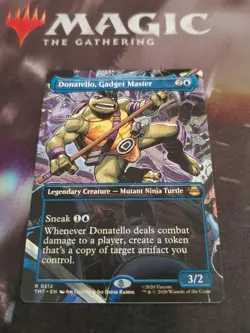 Mtg. Donatello, Gadget Master. Borderless. Teenage Mutant Ninja Turtles. Nm - Image 1