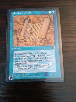 MTG ~ Magic the Gathering~ Merchant Scroll ~ Homelands ~ Common - Image 1