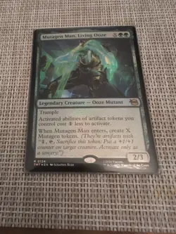 MTG Mutagen Man, Living Ooze Foil Teenage Mutant Ninja Turtles #124 Rare - Image 1