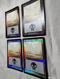 Mtg Swamp X4 (340) Mercadian Masques Foil Mint Never Played - Image 3