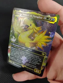 Choco, Seeker of Paradise MTG (Borderless) (Chocobo Track Foil) Final Fantasy - Image 2