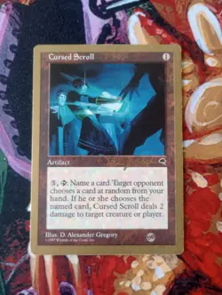 Cursed Scroll - MTG - World Championship Decks Tempest - WCD - LP - Image 1