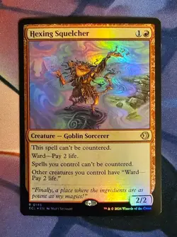 MTG Hexing Squelcher x1 near mint *FOIL* from Lorwyn Eclipsed (ECL) - Image 1