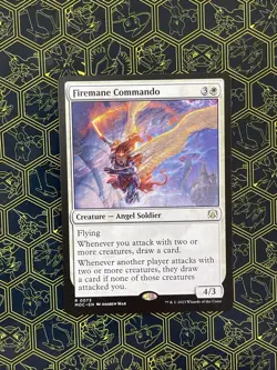 Firemane Commando - March of the Machine Commander - MOC - MTG - 0073 - Image 1