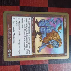 Mtg Masticore LP/NM Urza's Destiny World Championships Gold Border Reserved List - Image 2