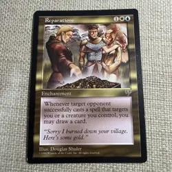 MTG Reparations [Mirage] Moderately Played Magic - Image 1