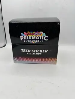 Pokemon -Scarlet & Violet—Prismatic Evolutions Tech Sticker Collection EMPTY BOX - Image 1