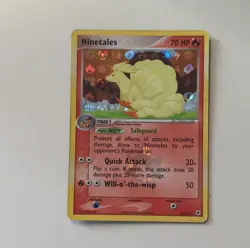 Pokemon Ninetales Reverse Holo Rare EX Hidden Legends 22/101 English Card - Image 1