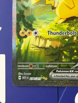 Pikachu ex 276/217 Holo Pokemon Card Near Mint - Image 4