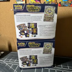 Pokemon Surging Sparks ETB Lot of 2 Sealed Boxes New In Plastic - Image 3