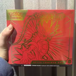 Pokemon TCG Scarlet & Violet Koraidon Elite Trainer Box – Sealed – New - Image 1
