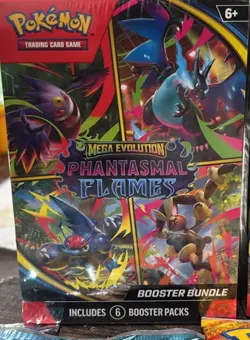 Pokemon Mega Evolution: Phantasmal Flames Booster Bundle – SEALED - Image 1