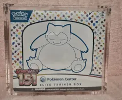 151 Pokemon Center Elite Trainer Box w/Magnetic Acrylic Included - (Box DMG) - Image 1