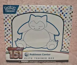 151 Pokemon Center Elite Trainer Box w/Magnetic Acrylic Included - (Box DMG) - Image 2