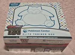 151 Pokemon Center Elite Trainer Box w/Magnetic Acrylic Included - (Box DMG) - Image 4