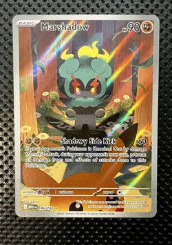 The Pokemon Company Marshadow 146/132: Mega Evolution Holo Illustration Rare - Image 1