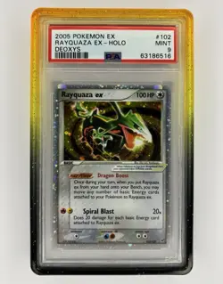 Pokemon Rayquaza EX 102 Holo PSA 9 Mint Deoxys Ultra Rare - Image 1
