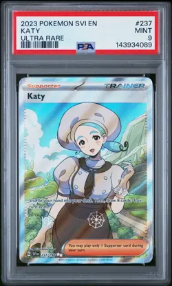 2023 POKEMON SVI EN-SCARLET & VIOLET ULTRA RARE #237 KATY PSA 9 - Image 1