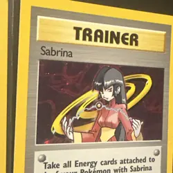 2000 POKEMON GYM CHALLENGE 19/20 SABRINA & KOGA HOLO-1ST EDITION FLAWLESS Pristi - Image 4