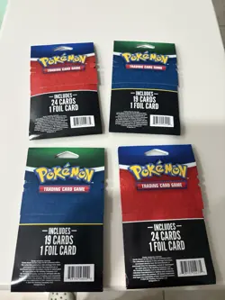 Pokemon TCG 4 Booster Packs Foil Guaranteed Umbreon Rayquaza 2022 English - Image 2
