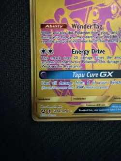 Pokemon TCG Tapu Lele GX Hidden Fates SV94/SV94 Holo Secret Rare - Image 4