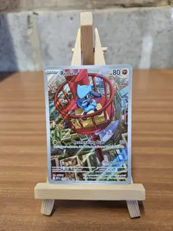 Pokemon TCG - Riolu - MEP 010 - Black Star Promo - Pokemon Center Stamp - Image 1