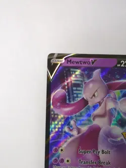 Mewtwo V SWSH223 Black Star Promo NM | Pokemon Sword & Shield 2022 - Image 3