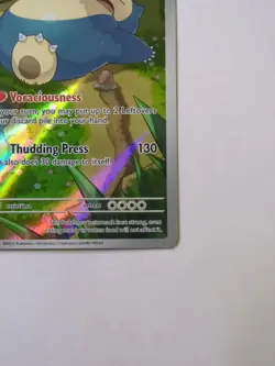 Snorlax #51 Full Art Holo Promo NM | Pokemon Scarlet & Violet - Image 5