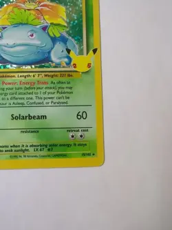 Venusaur 15/102 Holo Rare NM | Pokemon Celebrations - Image 5