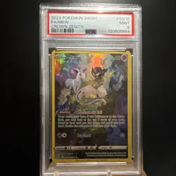 Pokemon 2023 Mew GG10/GG70 Crown Zenith Galarian Gallery Holo Ultra Rare PSA 9 - Image 1