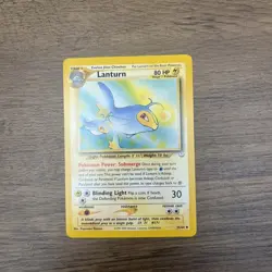 Pokemon TCG Lanturn Neo Revelation 32/64 Regular Unlimited Uncommon MINT/NM - Image 1