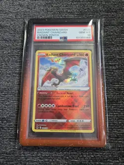 2023 Pokemon SWSH Crown Zenith Radiant Charizard #020 PSA 10 Gem Mint! - Image 3
