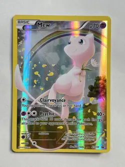 Pokemon TCG Mew XY110 Promo Holo Card XY Set English - Image 1