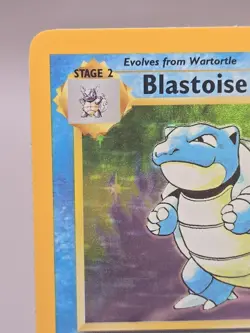Blastoise Base Set Holo Rare 002/102 Vintage Pokemon Card - Image 2