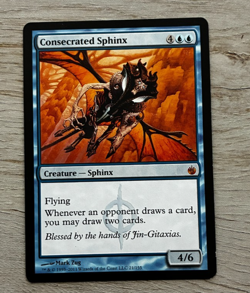 Consecrated Sphinx - Mirrodin Besieged - 21 - NM -MTG - Image 1