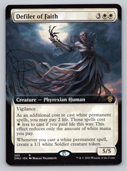 Defiler of Faith Extended Art - Dominaria United - MTG - Image 1